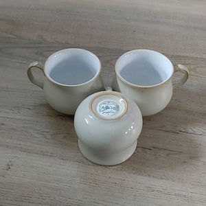 Trio of Denby tea cups